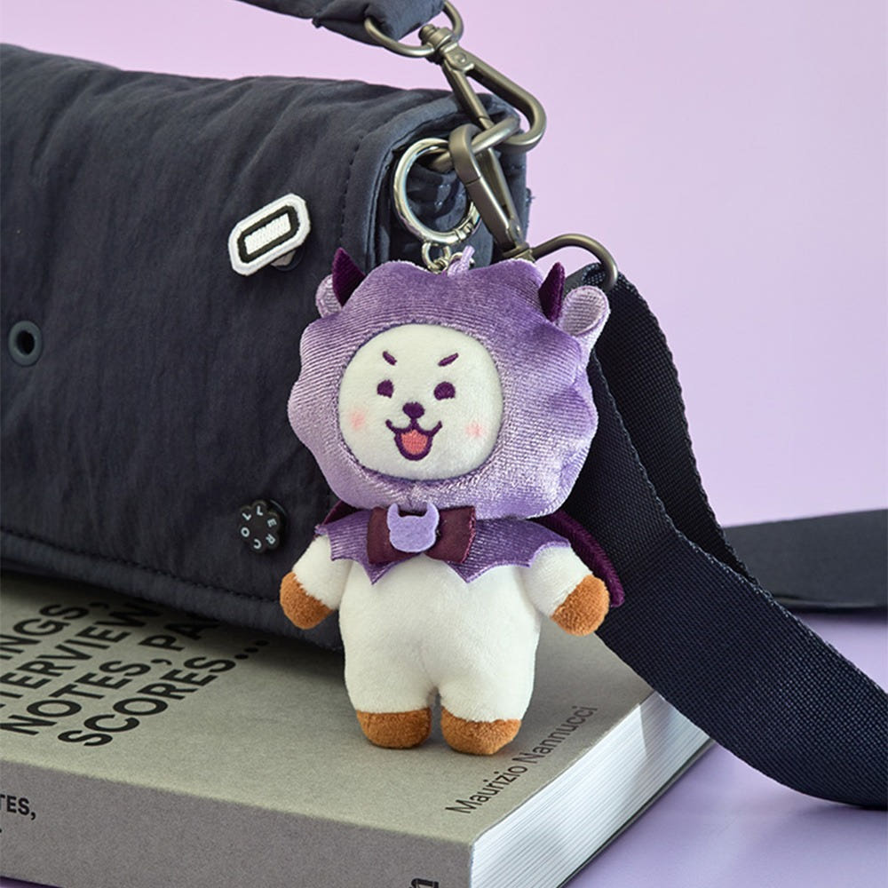 BT21 - ANGEL & VILLAIN VILLAIN PLUSH KEYRING