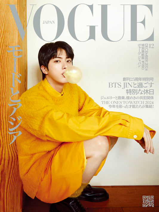 BTS JIN - VOGUE JAPAN MAGAZINE 2024 DECEMBER ISSUE