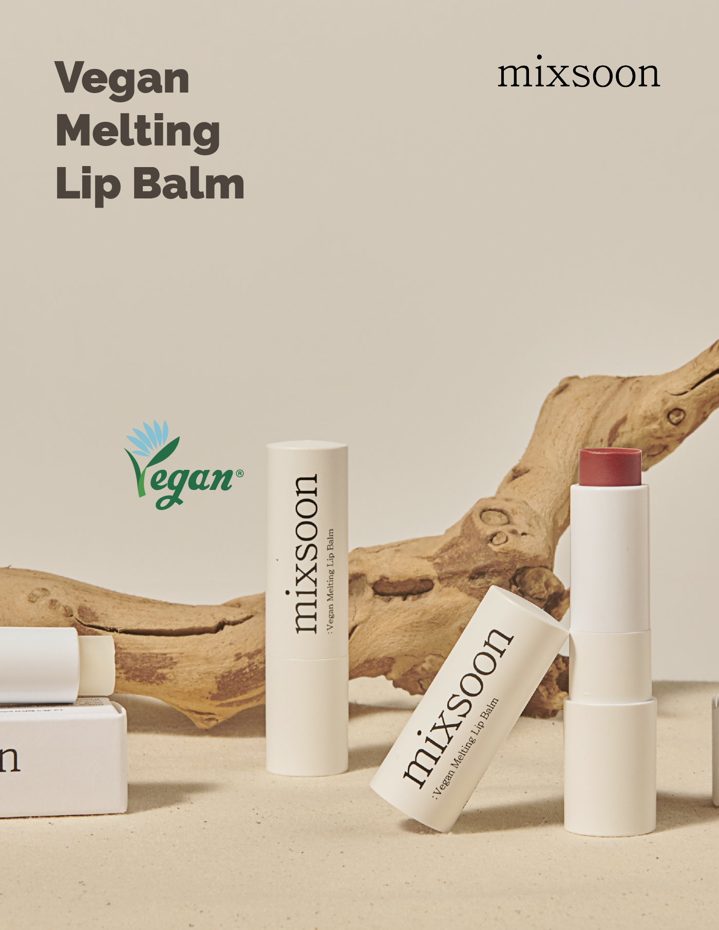 mixsoon Vegan Melting Lip Balm