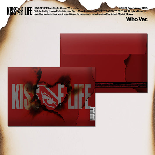 [Pre-Order] KISS OF LIFE - WHO IS SHE 2ND SINGLE ALBUM WHO VER