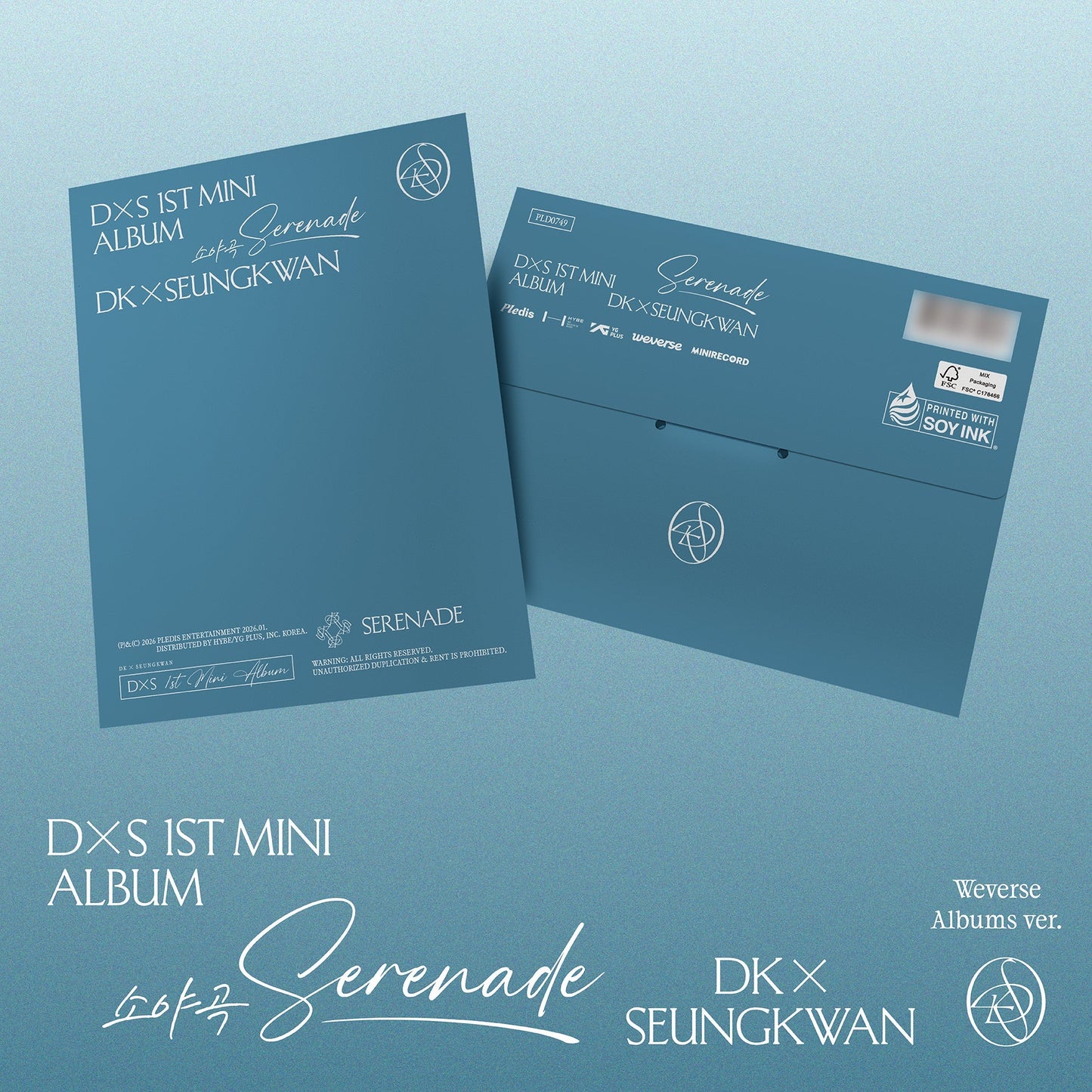 [Pre-Order] SEVENTEEN DK X SEUNGKWAN - SERENADE 1ST MINI ALBUM WEVERSE ALBUMS VER