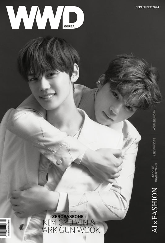 ZEROBASEONE GUNWOOK, GYUVIN - WWD MAGAZINE 2024 SEPTEMBER ISSUE