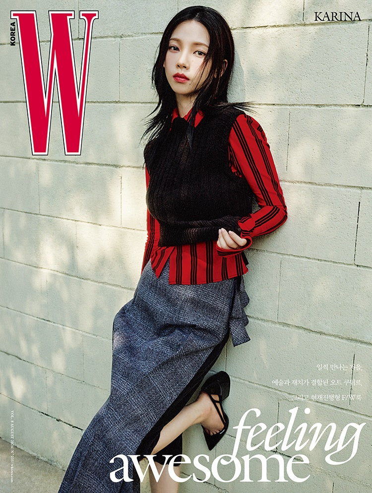 AESPA KARINA, NCT JAEHYUN - W KOREA MAGAZINE 2024 AUGUST ISSUE