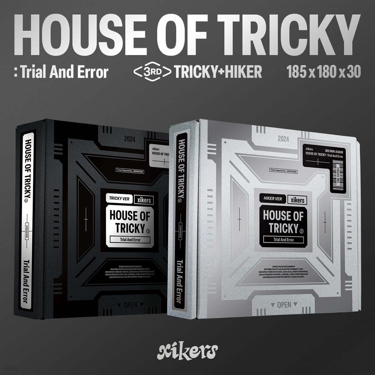XIKERS - HOUSE OF TRICKY TRIAL AND ERROR 3RD MINI ALBUM