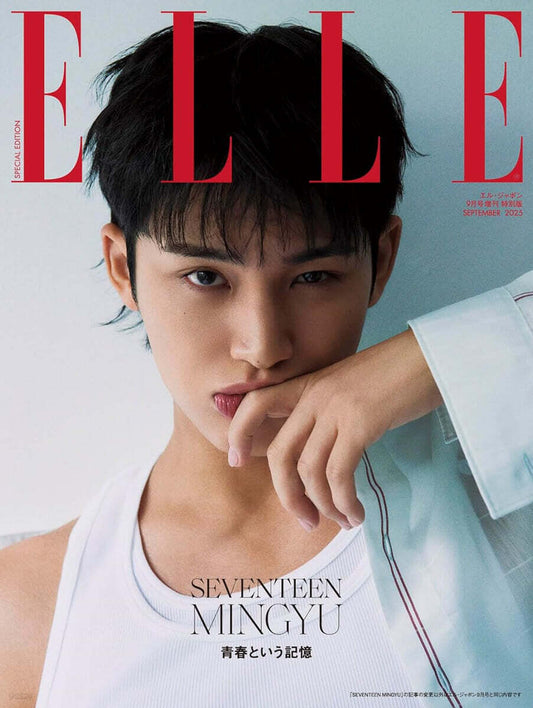[Pre-Order] SEVENTEEN MINGYU - ELLE JAPAN MAGAZINE SEPTEMBER 2025 ISSUE