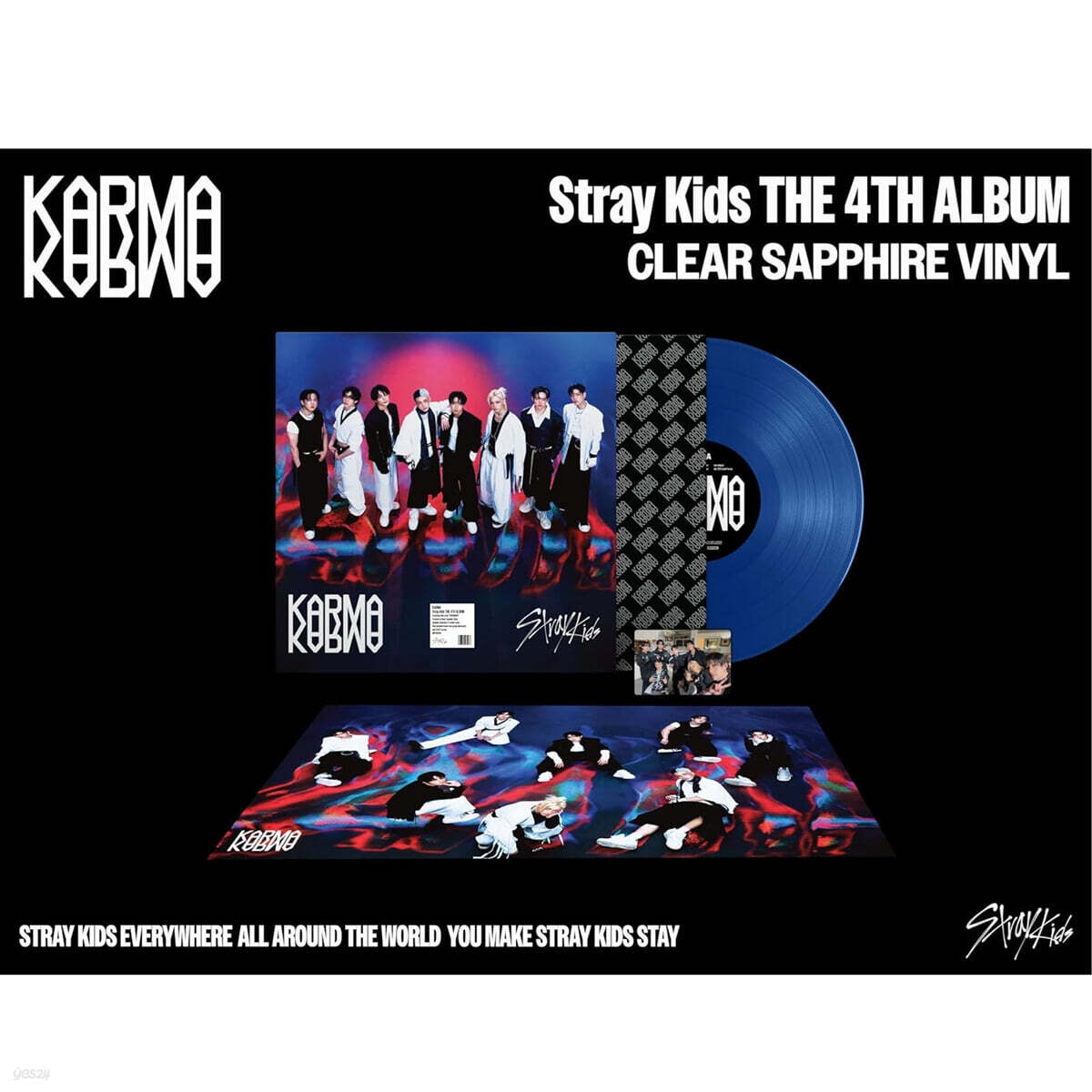 [Pre-Order] STRAY KIDS - KARMA (CLEAR SAPPHIRE VINYL)