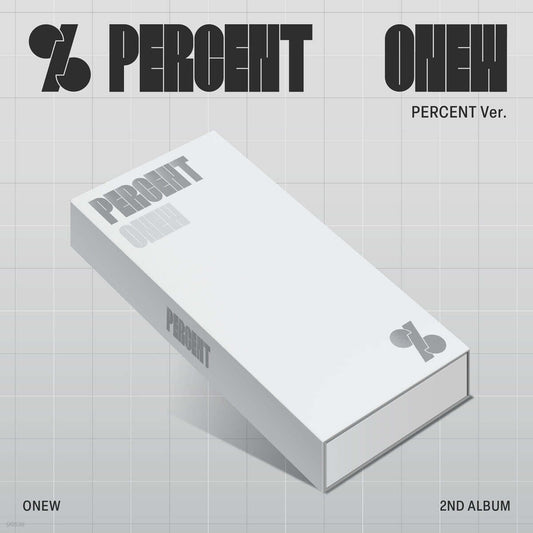 ONEW - PERCENT 2ND ALBUM PERCENT VER