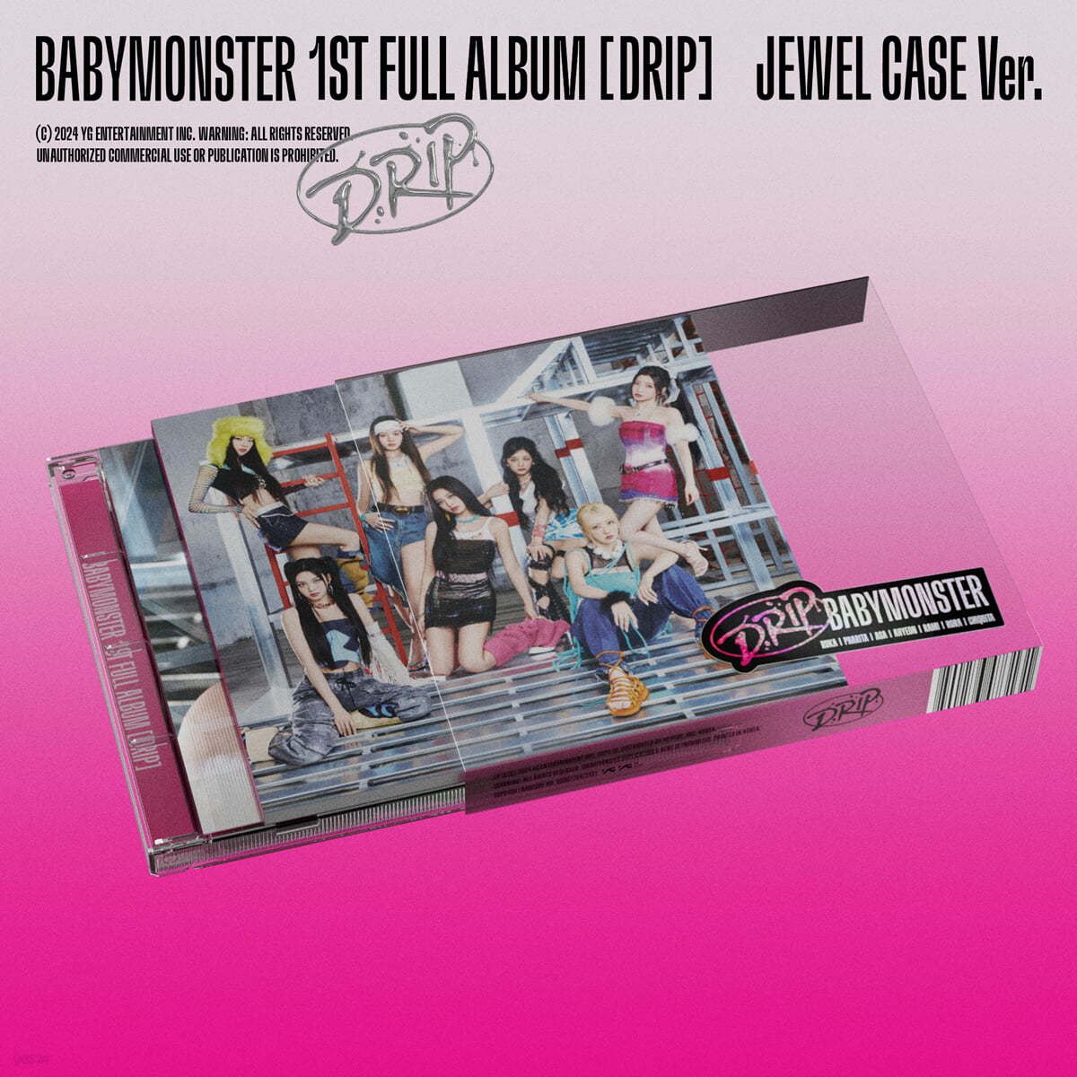 BABY MONSTER - DRIP 1ST ALBUM JEWEL CASE VER