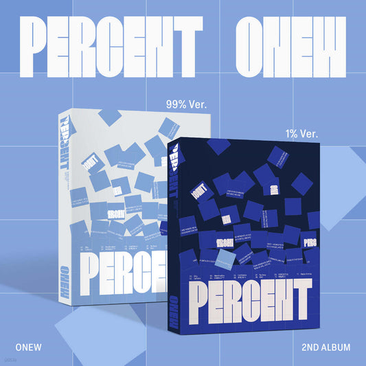 ONEW - PERCENT 2ND ALBUM PHOTOBOOK VER