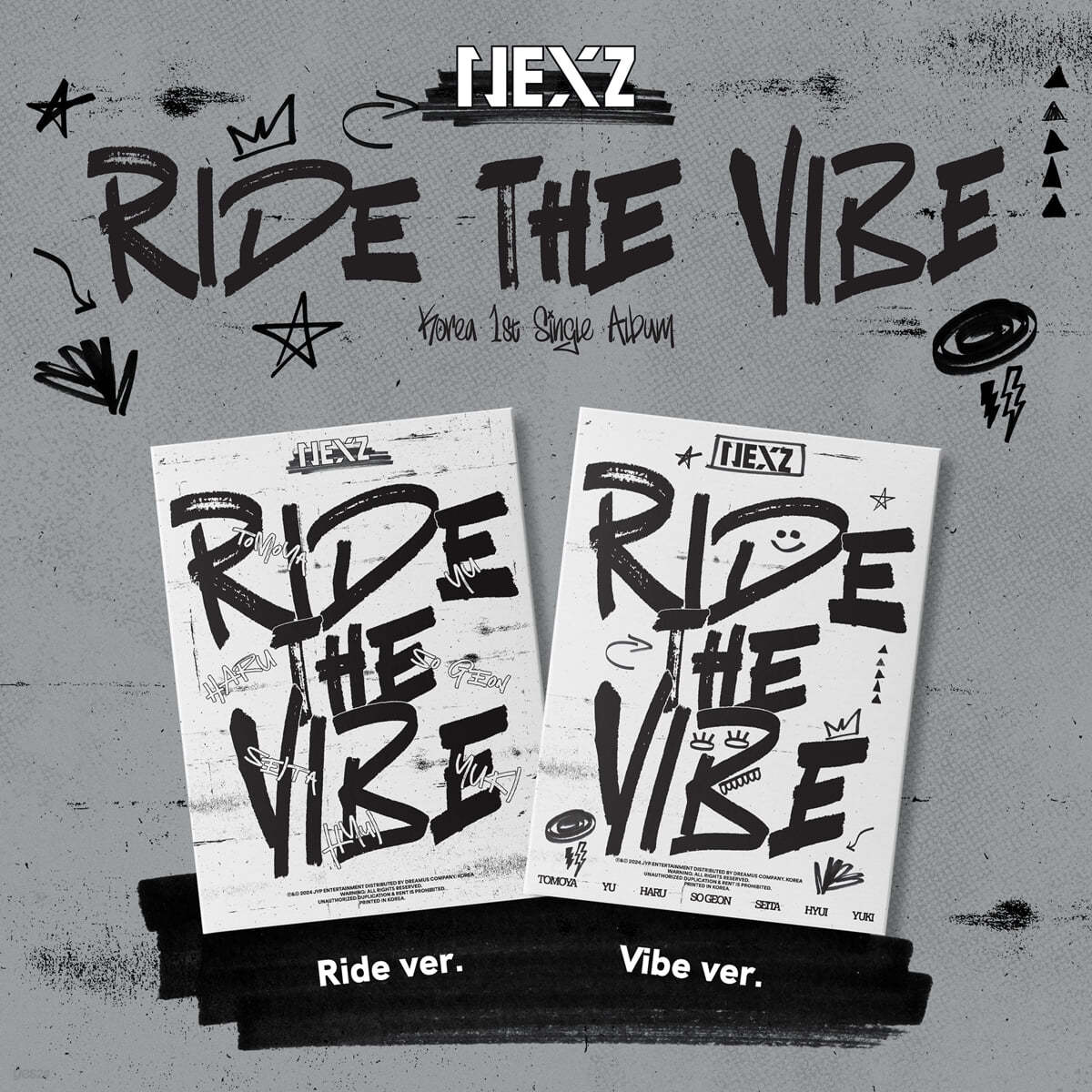 NEXZ - RIDE THE VIBE KOREA 1ST SINGLE ALBUM