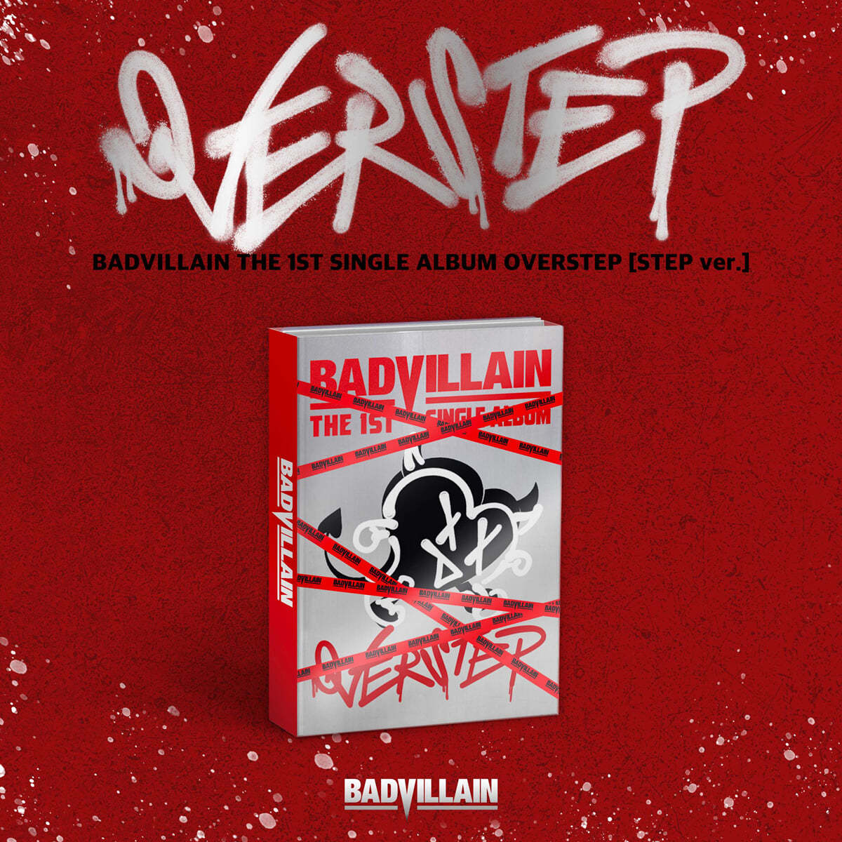 BADVILLAIN - 1st Single Album [OVERSTEP]