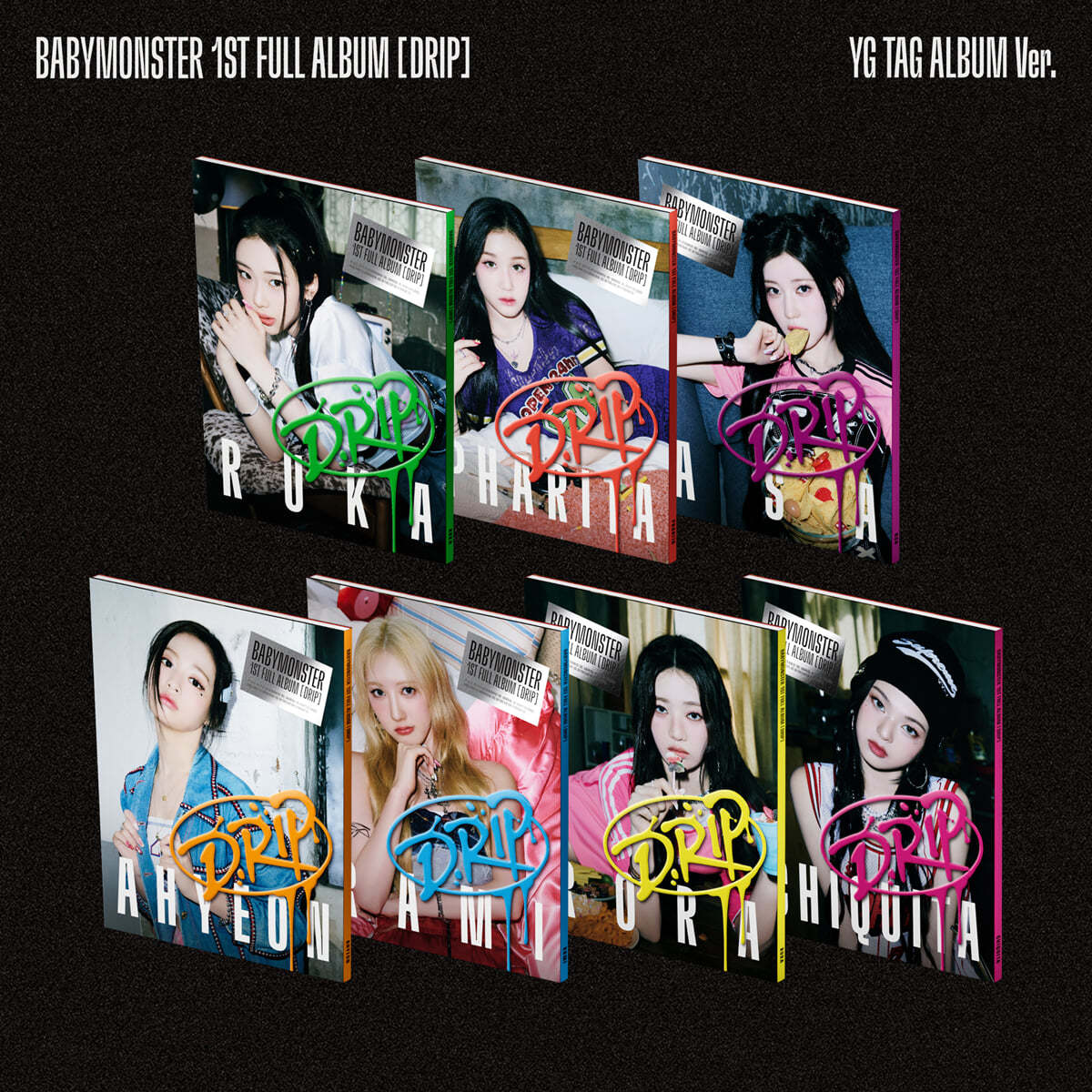 BABY MONSTER - DRIP 1ST ALBUM YG TAG ALBUM VER