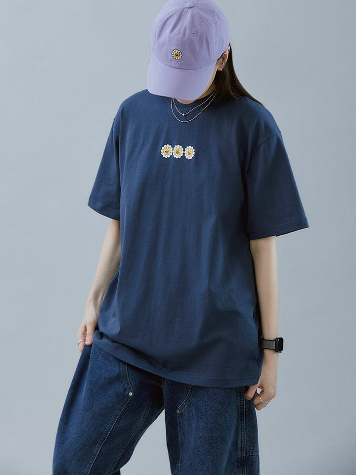 NEWJEANS - NEWJEANS X MURAKAMI OFFICIAL MD T SHIRT NAVY