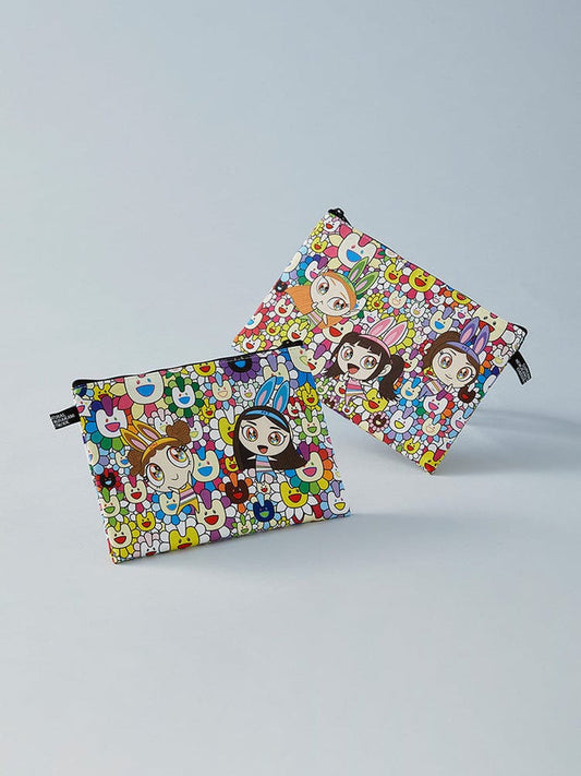 NEWJEANS - NEWJEANS X MURAKAMI OFFICIAL MD PATTERN POUCH FLOWER