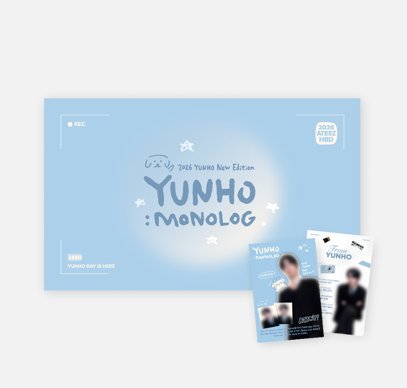 [Pre-Order] ATEEZ - YUNHO : MONOLOG 2026 NEW EDITION