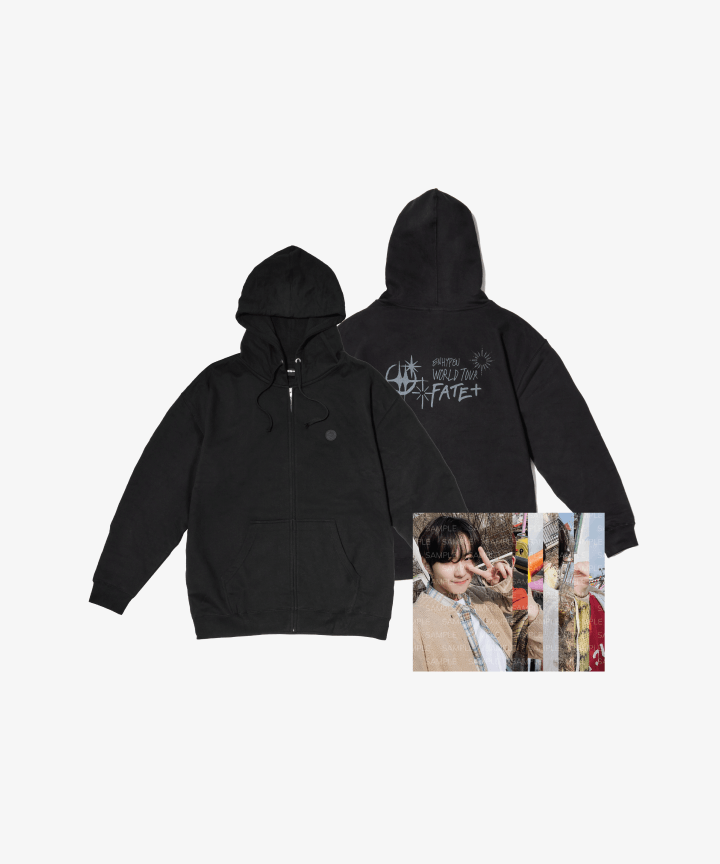 ENHYPEN - WORLD TOUR FATE PLUS OFFICIAL MD ZIP UP HOODIE US VER