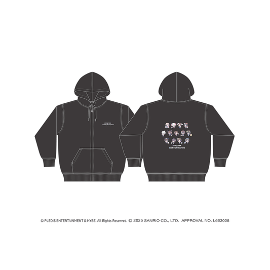 [Pre-Order] SEVENTEEN - SEVENTEEN X SANRIO CHARACTERS COLLABORATION 2ND OFFICIAL MD ZIP HOODIE