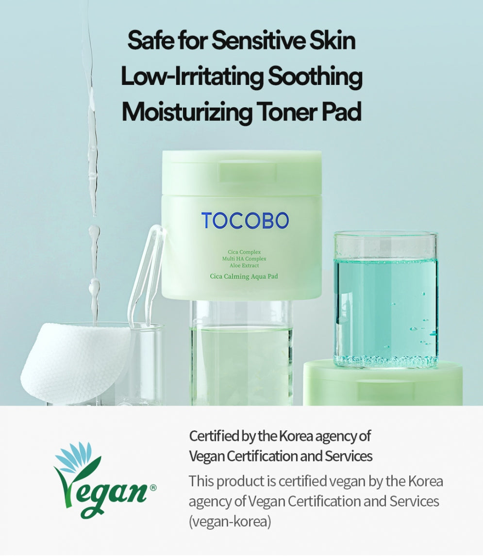TOCOBO Cica Calming Aqua Pads