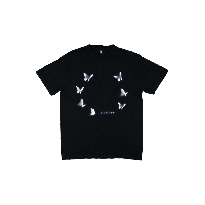 BTS ARMY - FOREVER WE ARE YOUNG MD S/S T-shirt (BLACK)