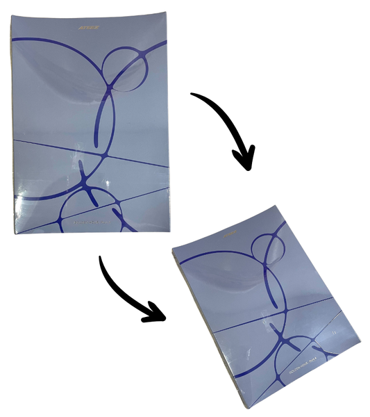 [Damaged] ATEEZ - GOLDEN HOUR : PART.4 MINI 13TH ALBUM STANDARD - Hello82 POP-UP Exclusive A version