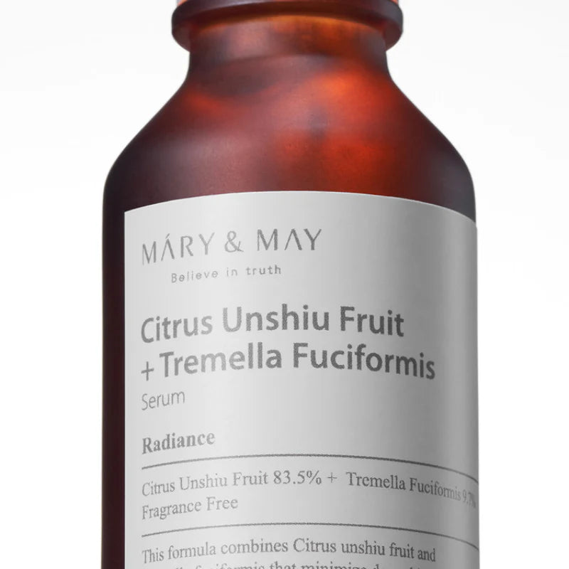 [Mary&May] Citrus Unshiu+Tremella Fuciformis Serum - 30ml