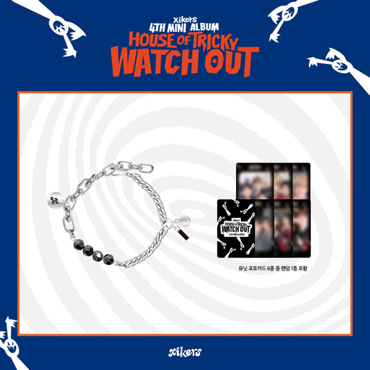 [Pre-Order] XIKERS - HOUSE OF TRICKY : WATCH OUT OFFICIAL MERCH MD SURGICAL CHAIN BRACELET