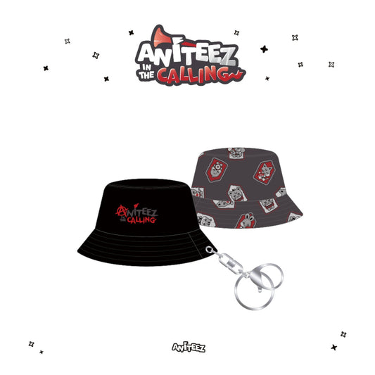 [Pre-Order] ATEEZ - ANITEEZ IN THE CALLING POP UP OFFICIAL MD BUCKET HAT KEYCHAIN