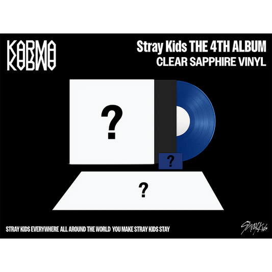 [Pre-Order] STRAY KIDS - KARMA (CLEAR SAPPHIRE VINYL)