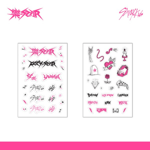 STRAY KIDS - TATOO STICKER [ROCK STAR 8TH MINI ALBUM 樂 OFFICIAL MD]