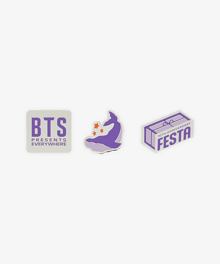 BTS - 10TH ANNIVERSARY FESTA OFFICIAL MD [Magnet Set]