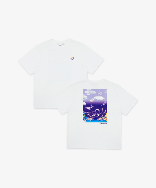 BTS - 10TH ANNIVERSARY FESTA OFFICIAL MD [S/S T-Shirt_Graphic (white)]