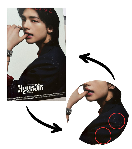 [Damaged] ESQUIRE MAGAZINE 2023 JUNE Stray Kids HYUNJIN COVER VER.E