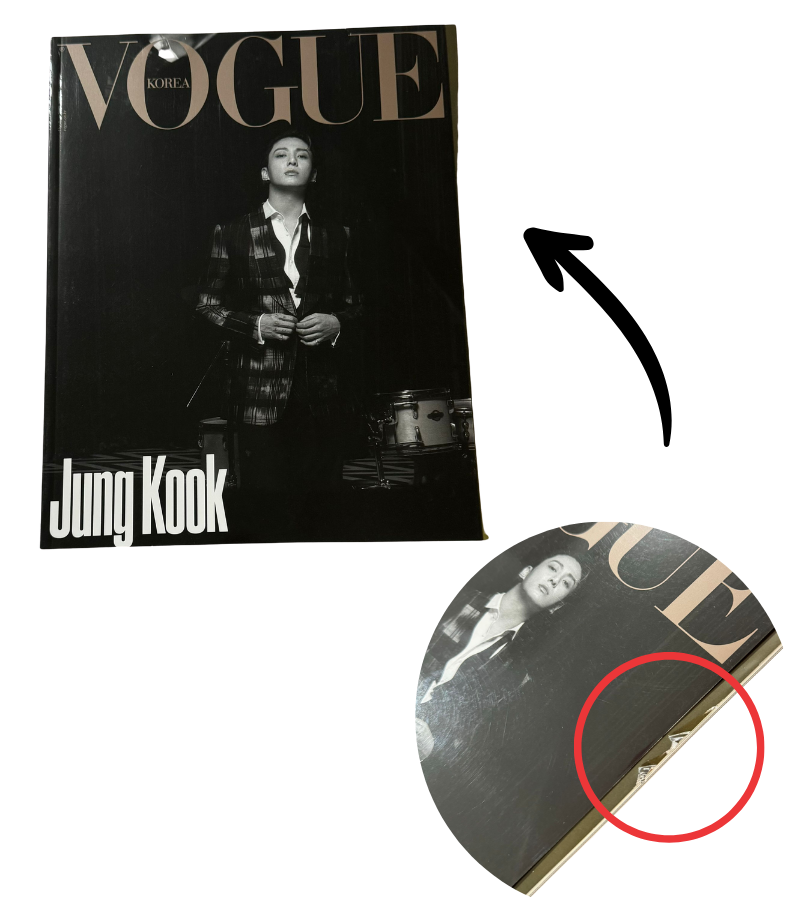 [Damaged] BTS JUNGKOOK VOGUE MAGAZINE 2023 OCTOBER ISSUE VER.A