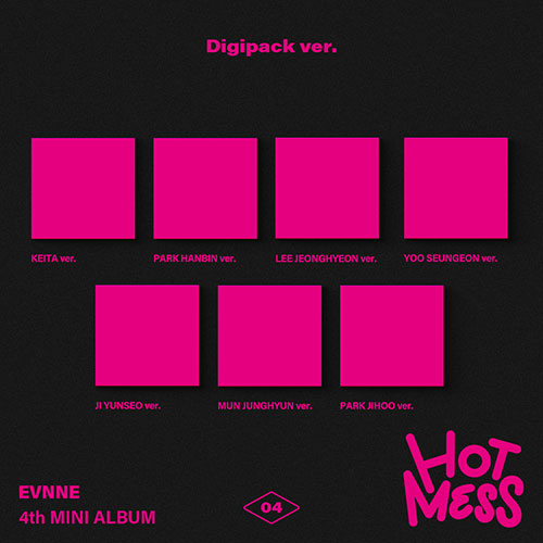 [Pre-Order] EVNNE - HOT MESS 4TH MINI ALBUM DIGIPACK VER