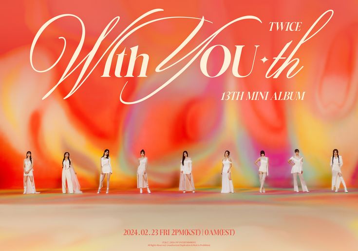 [POSTER 400-402] TWICE - WITH YOU-TH 13TH MINI ALBUM