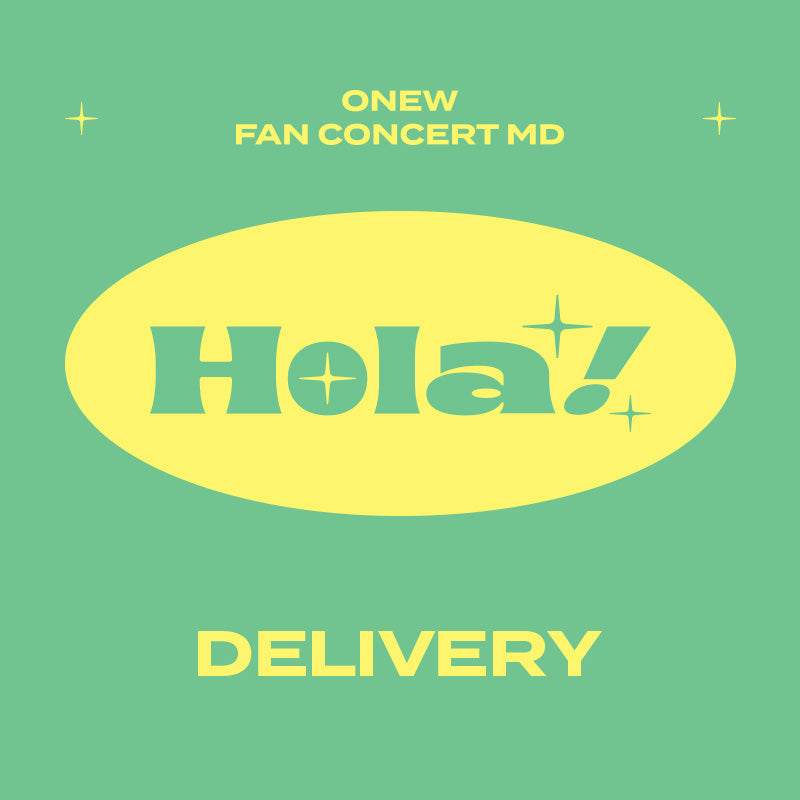 ONEW - HOLA! FAN CONCERT OFFICIAL MD FABRIC POSTER