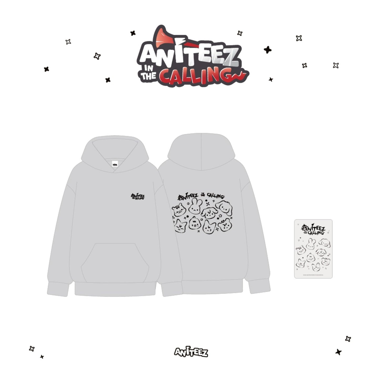 [Pre-Order] ATEEZ - ANITEEZ IN THE CALLING POP UP OFFICIAL MD HOODIE