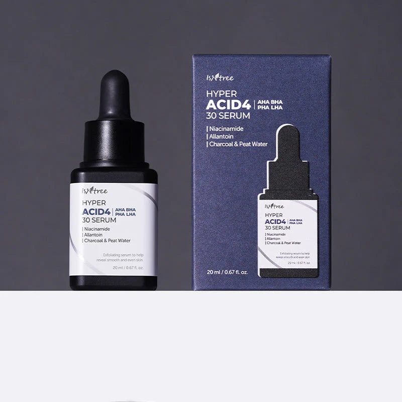 [ISNTREE] Hyper Acid4 AHA BHA PHA LHA 30 Serum - 20ml