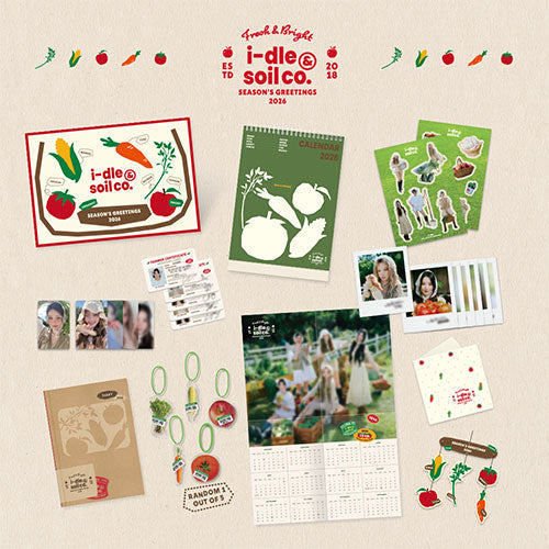 [Pre-Order] I-DLE - I-DLE & SOIL CO. 2026 SEASON'S GREETINGS