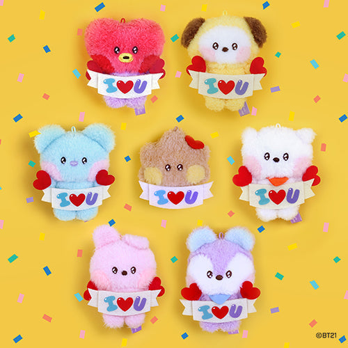 BT21 - ILOVEU MININI PLUSH KEYRING