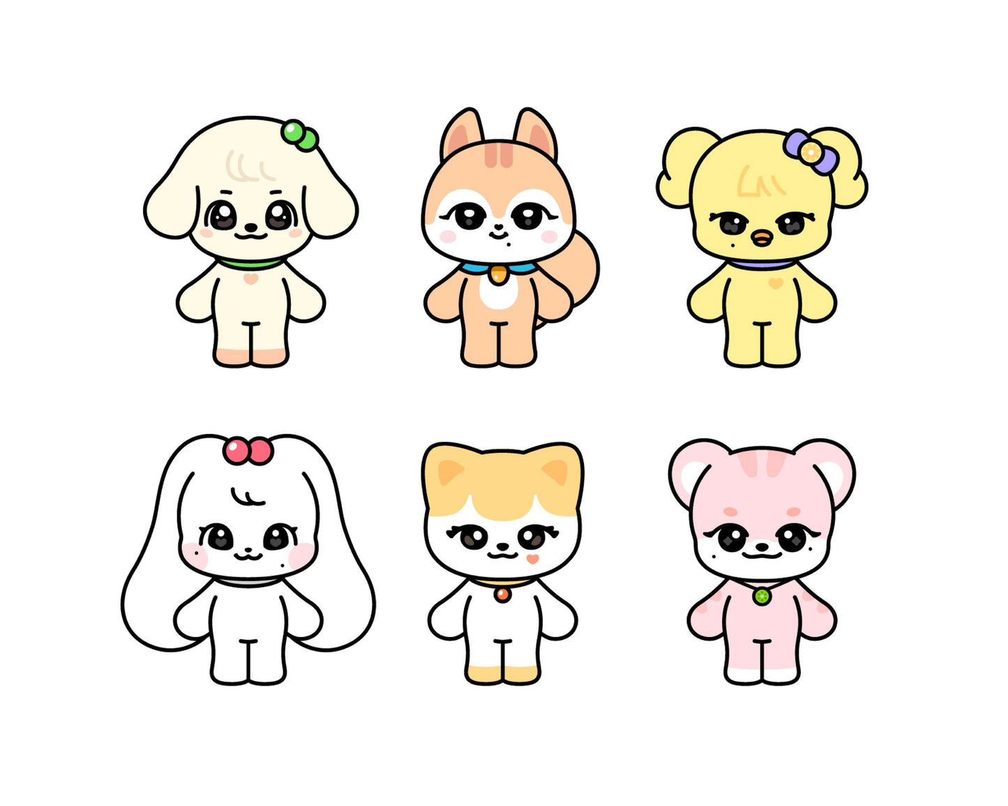 [Restock] MINiVE | IVE Character MD MINiVE Plush Doll