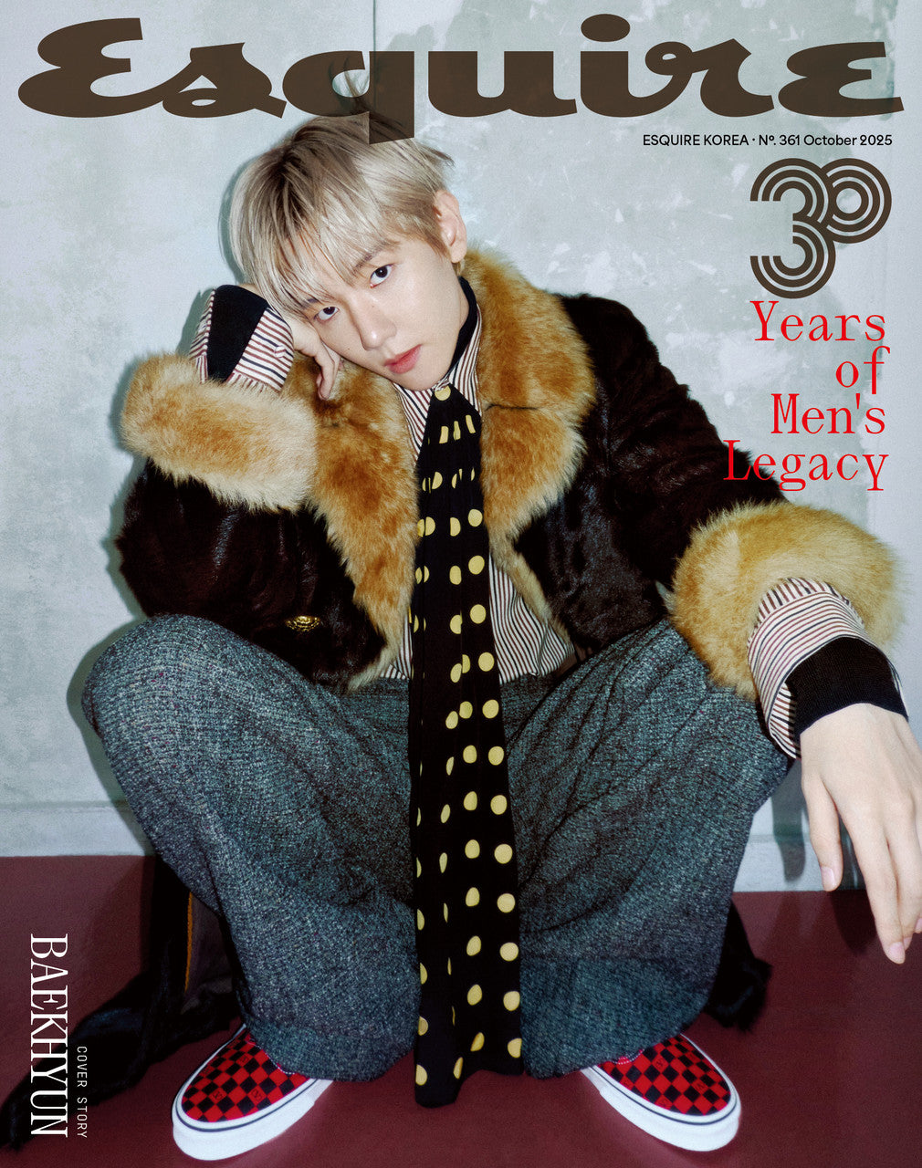 [Pre-Order] BAEKHYUN (EXO) & JUNGWOO (NCT) & NMIXX - ESQUIRE OCTOBER 2025