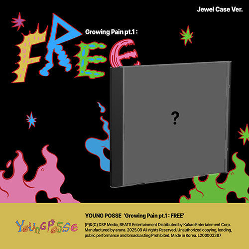 [Pre-Order] YOUNG POSSE - GROWING PAIN PT.1 : FREE EP ALBUM JEWEL CASE VER
