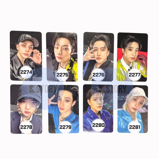 [Photocard 2274-2281] Stray KidsPOP UP STORE OFFICIAL MD: Week 1