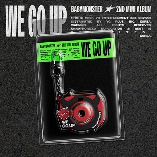 [Pre-Order] BABYMONSTER - WE GO UP 2ND MINI ALBUM MINI BEAM KEYRING VER