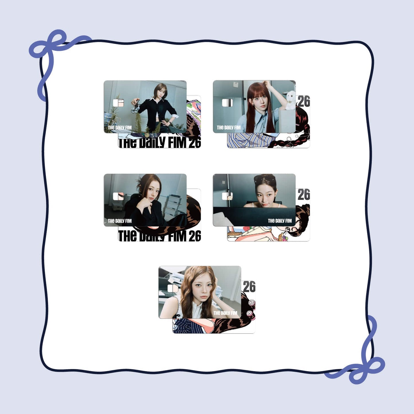 [Pre-Order] LE SSERAFIM - HOLIDAY HOUSE HYBE 2026 SEASON'S GREETINGS OFFICIAL MD CARD COVER STICKER