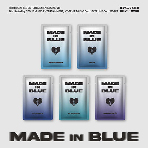 [Pre-Order] MADEIN S - MADE IN BLUE ALBUM PLATFORM EVER VER