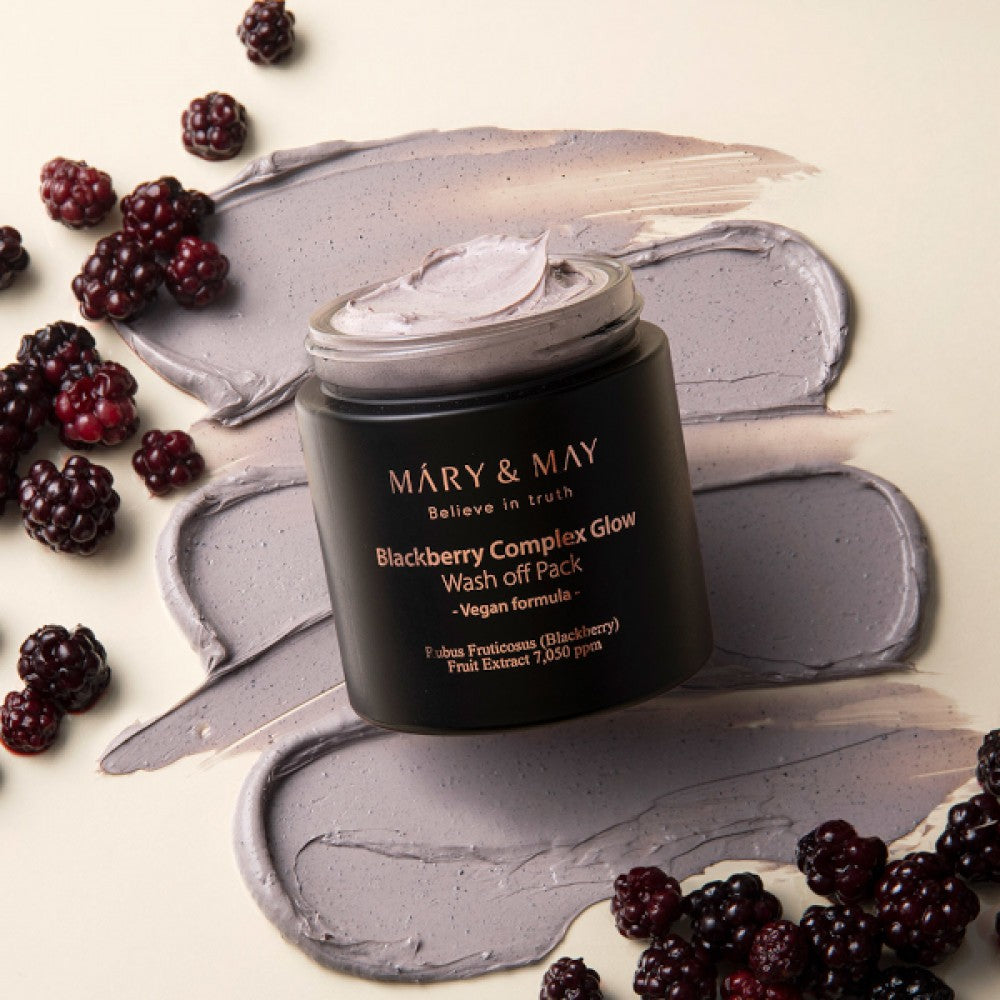 [Mary&May] Blackberry Complex Glow Wash Off Pack - 125g