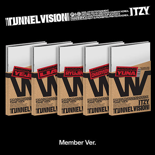 [Pre-Order] ITZY - TUNNEL VISION MINI ALBUM MEMBER VER