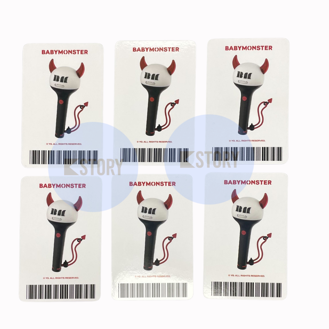 [Photocard 2456-2461] Babymonster Lightstick photocard